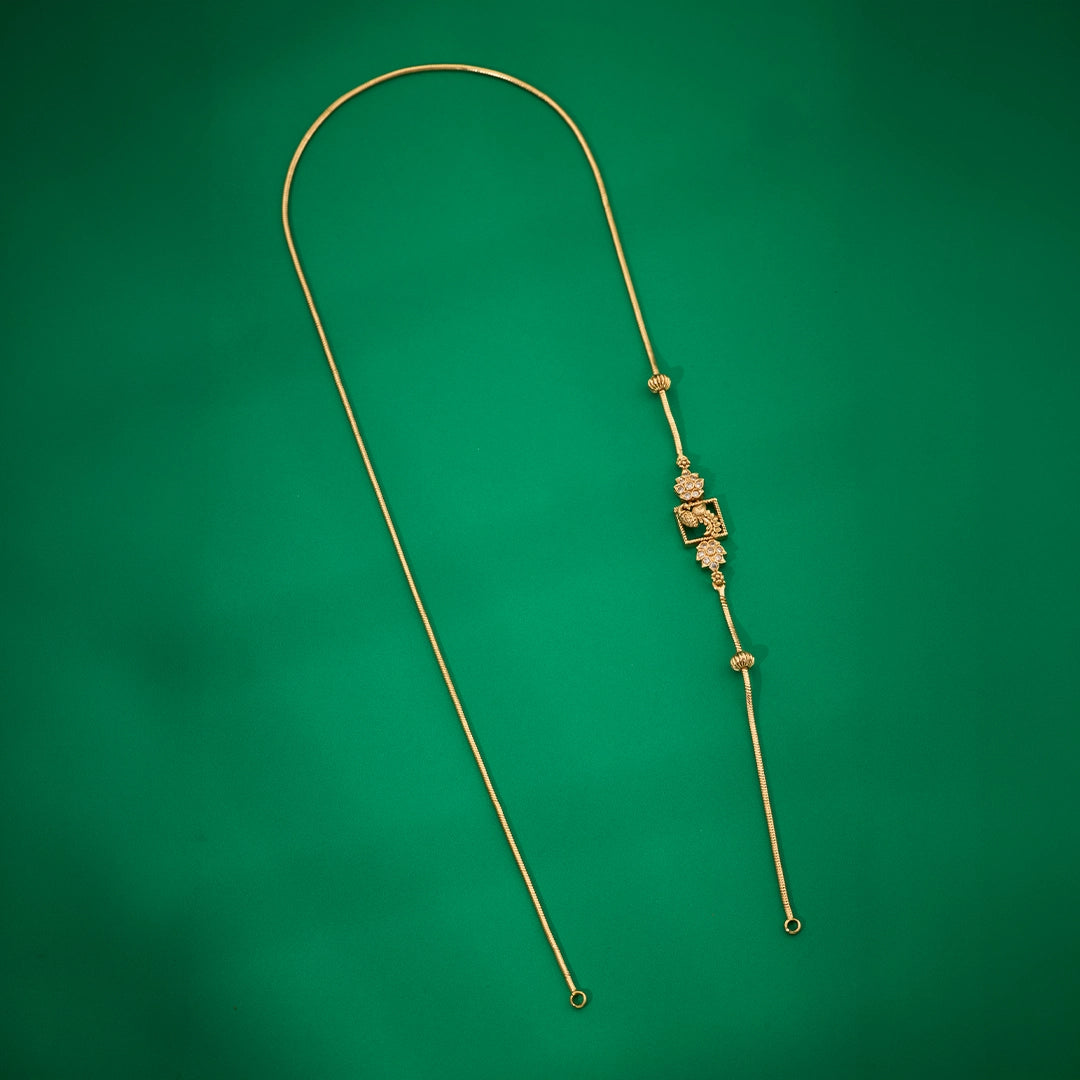 PEACOCK MOTIF GOLD CHAIN