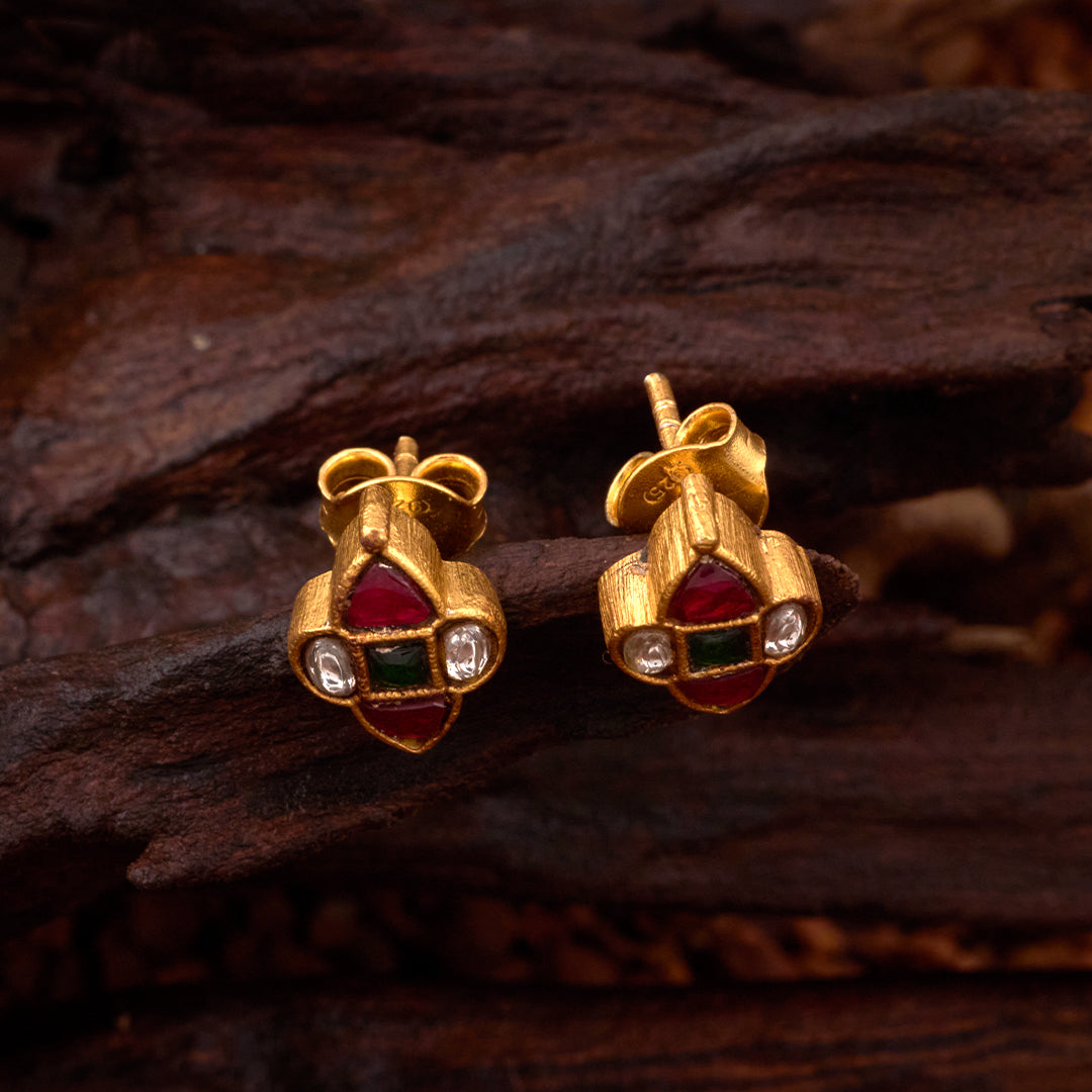 TRADITIONAL KUNDAN STUDS