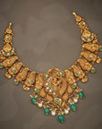 EMERALD PEACOCK BRIDAL NICKLACE