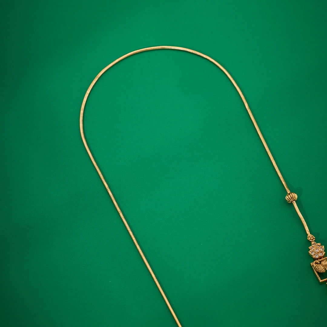 PEACOCK MOTIF GOLD CHAIN