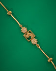PEACOCK MOTIF GOLD CHAIN