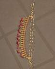 ROYAL RUBY PEARL BEAD MATTIL