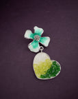 MINT BLOSSOM HEART PENDANT SET