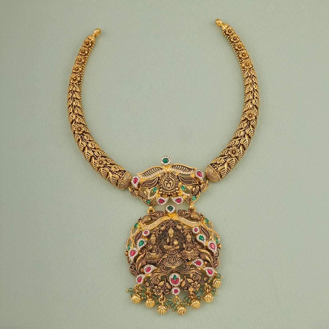 ROYAL LAKSHMI ANTIQUE NECKLACE