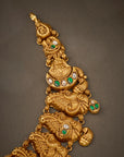 EMERALD PEACOCK BRIDAL NICKLACE