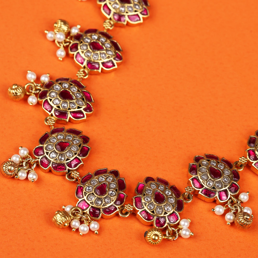ROYAL KUNDAN HERITAGE NECKLACE SET