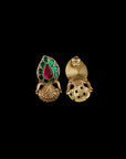 SILVER KUNDAN STUDS