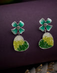 MINT BLOSSOM HEART PENDANT SET