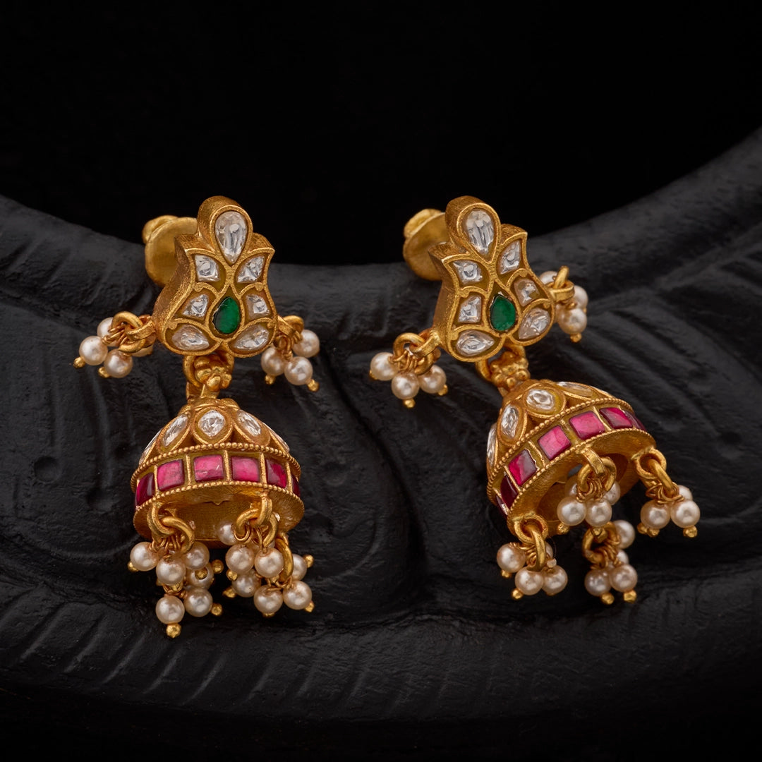 RAJWADA KUNDAN JHUMKAS