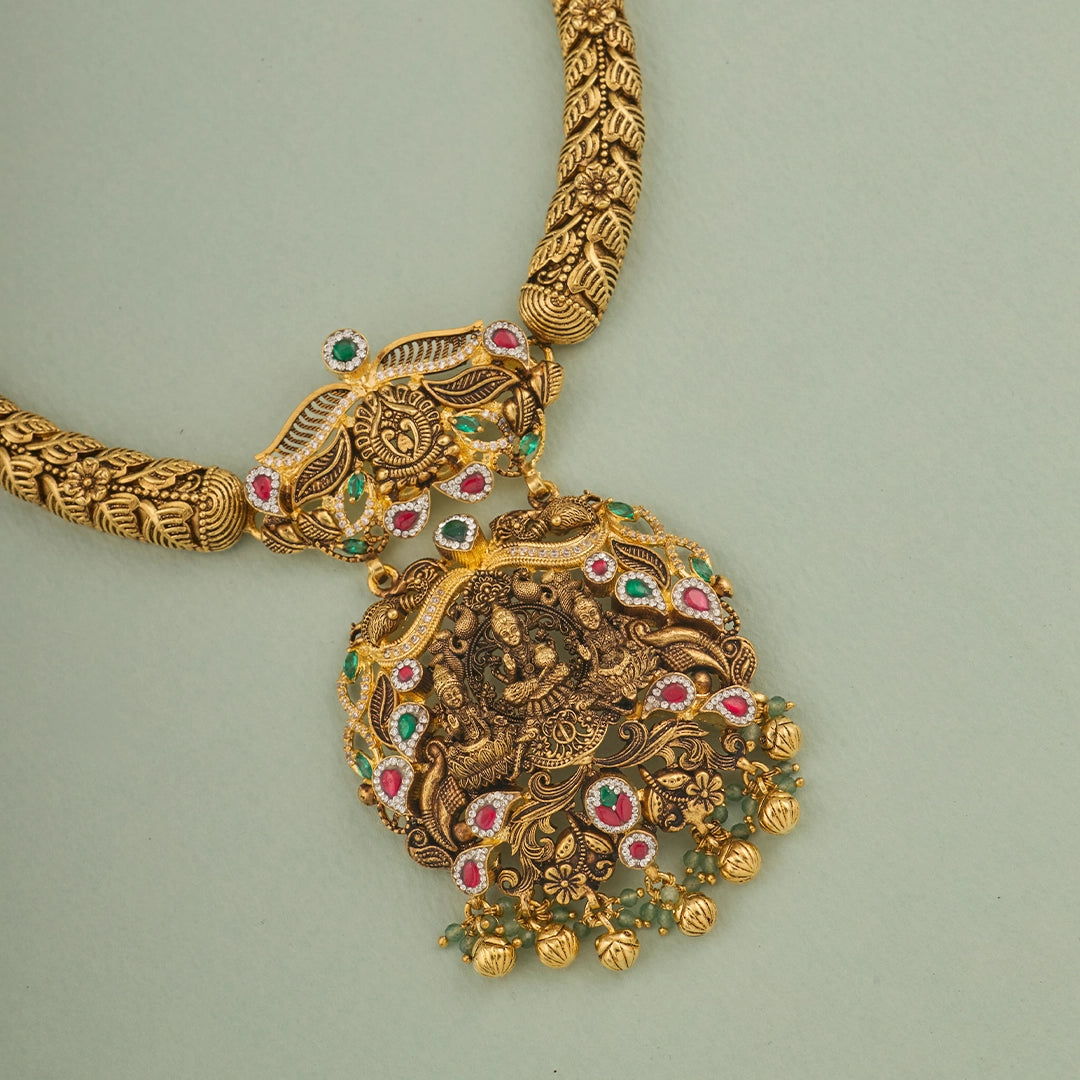 ROYAL LAKSHMI ANTIQUE NECKLACE
