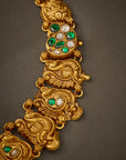 LAKSHMI KEMP STONE MAYURA NECKLACE