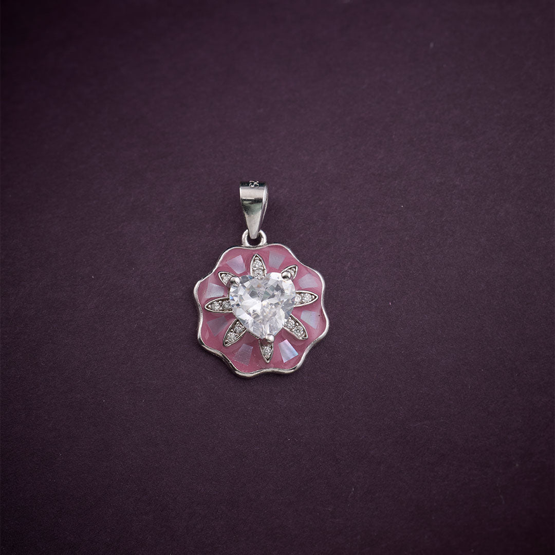 ROSE HEART PENDANT SET