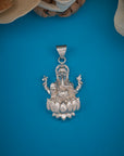 SACRED GANAPATI LOTUS PENDANT