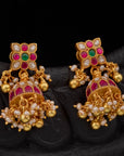 RANI RUBY EMERALD JHUMKAS