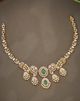 EMERALD CZ NECKLACE SET