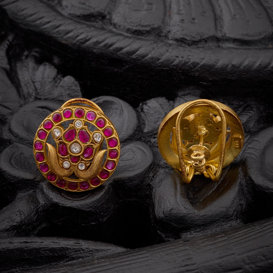 RUBY ANTIQUE STUDS