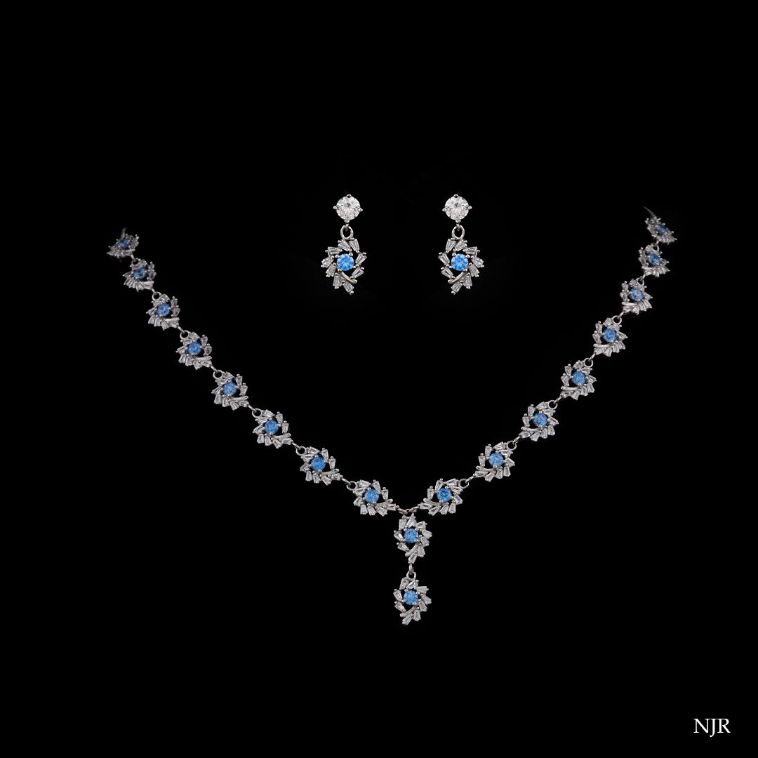 BLUE RADIANCE FLORAL SET
