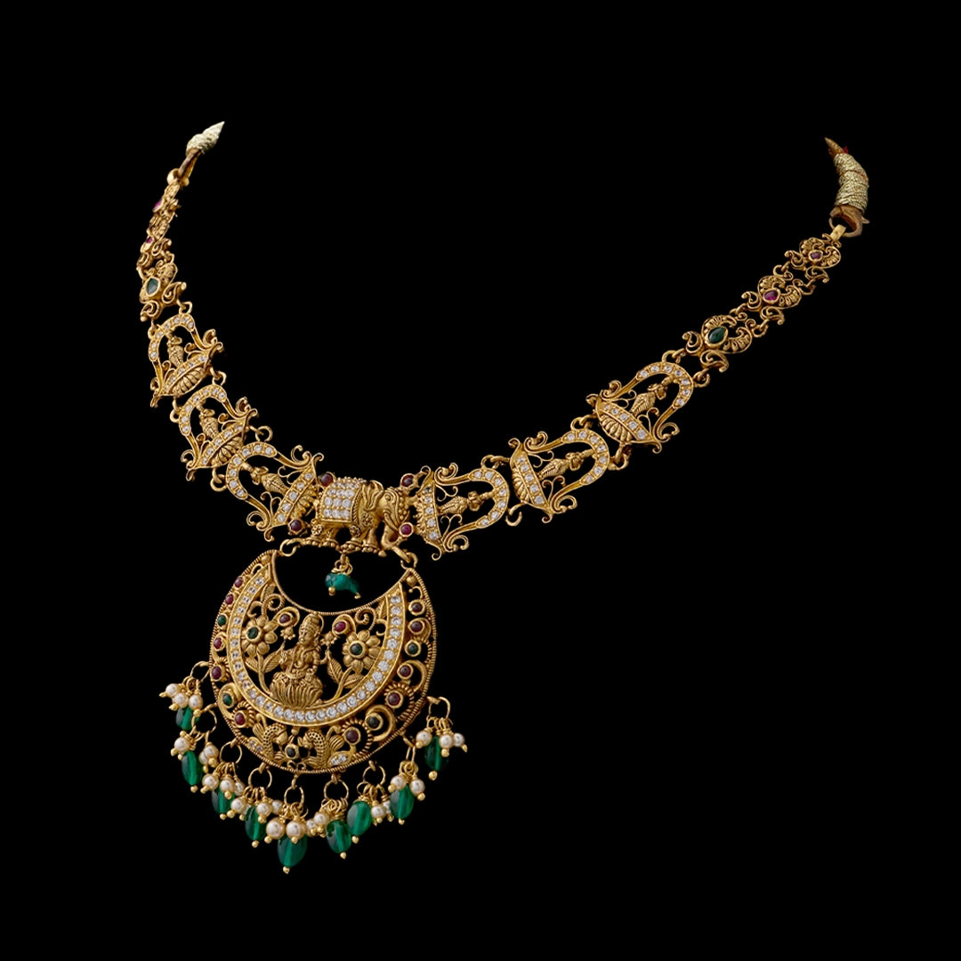 ROYAL ELEPHANT LAKSHMI NECKLACE