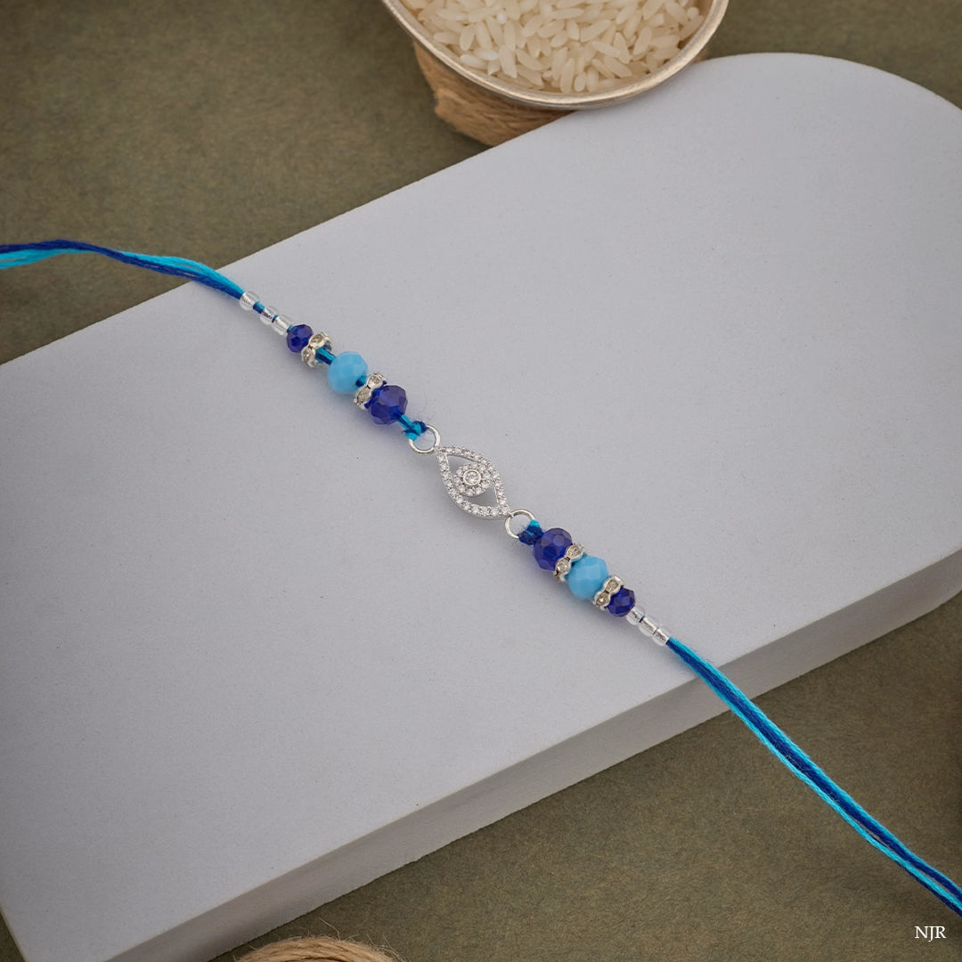 NEEL DRISHITI SILVER RAKHI