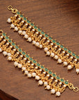 GREEN STONE PEARL MATTIL