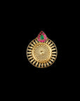 SILVER KUNDAN PENDANT