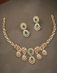 EMERALD CZ NECKLACE SET