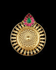 SILVER KUNDAN PENDANT