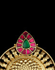 SILVER KUNDAN PENDANT