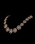 FLORAL PARTY WEAR NECKLACE WITH EARRINGS