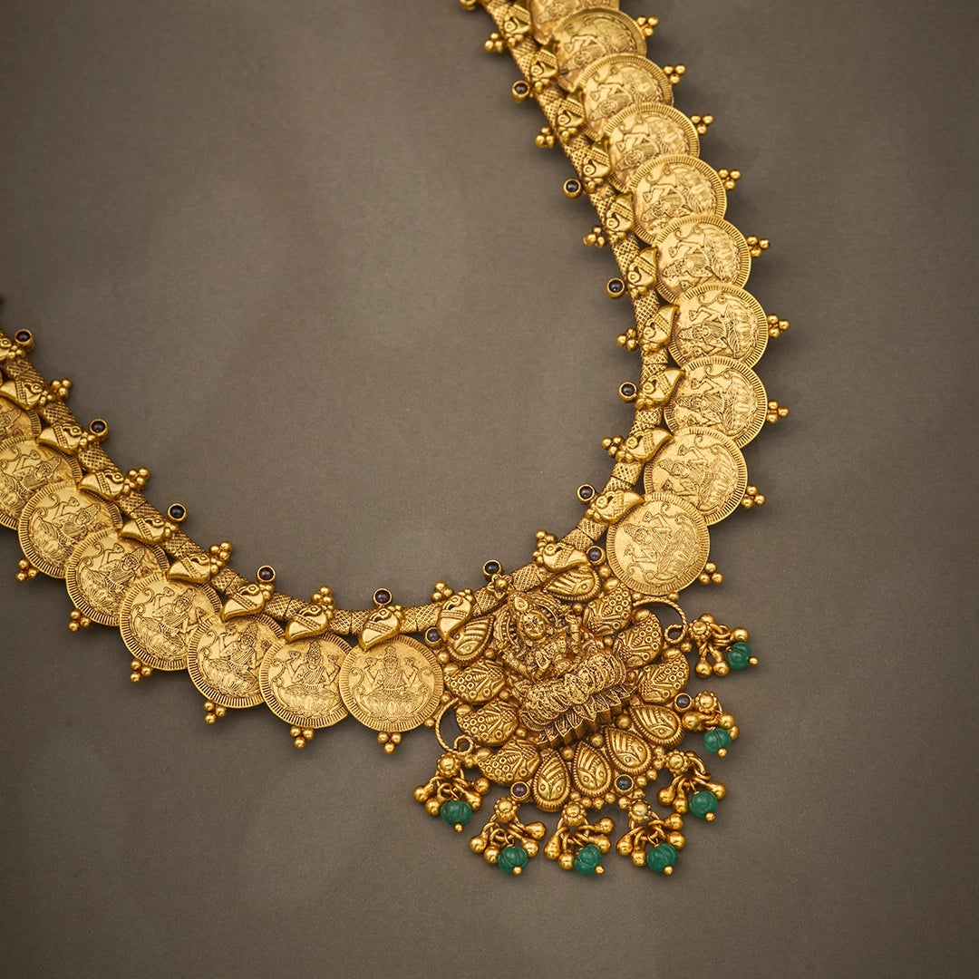 ANTIQUE COIN BRIDAL NECKLACE