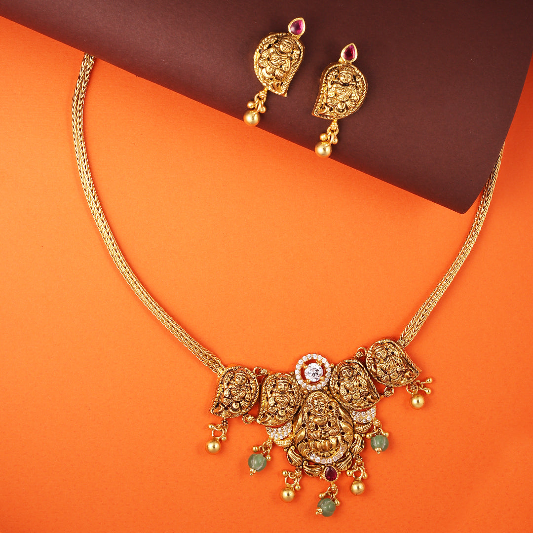 RADIANT LAKSHMI NECKLACE SET