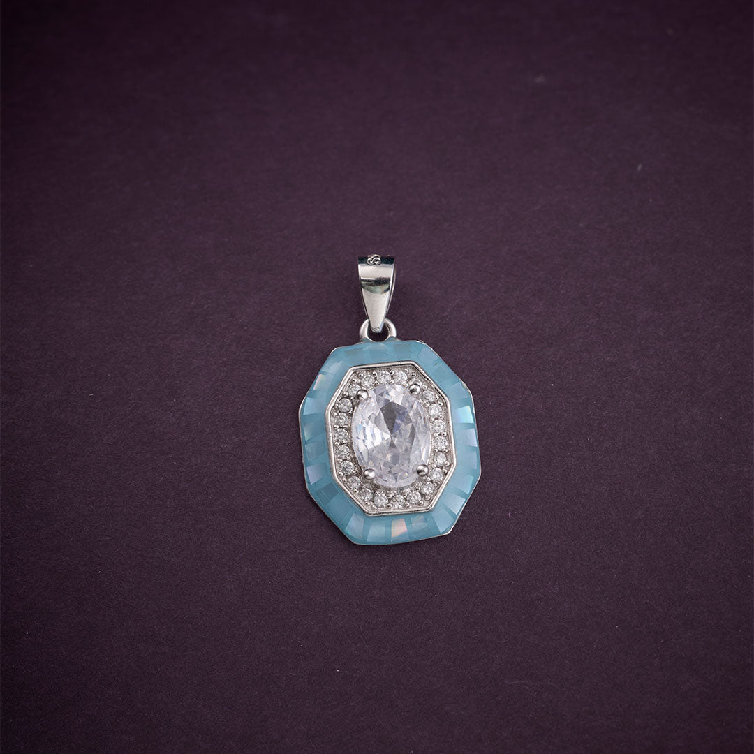 LUNA AQUA PENDANT SET