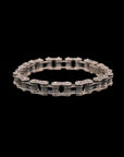 SILVER OXIDISED MEN'S BRACELET