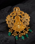 PEACOCK MOTIF LAKSHMI PENDANT