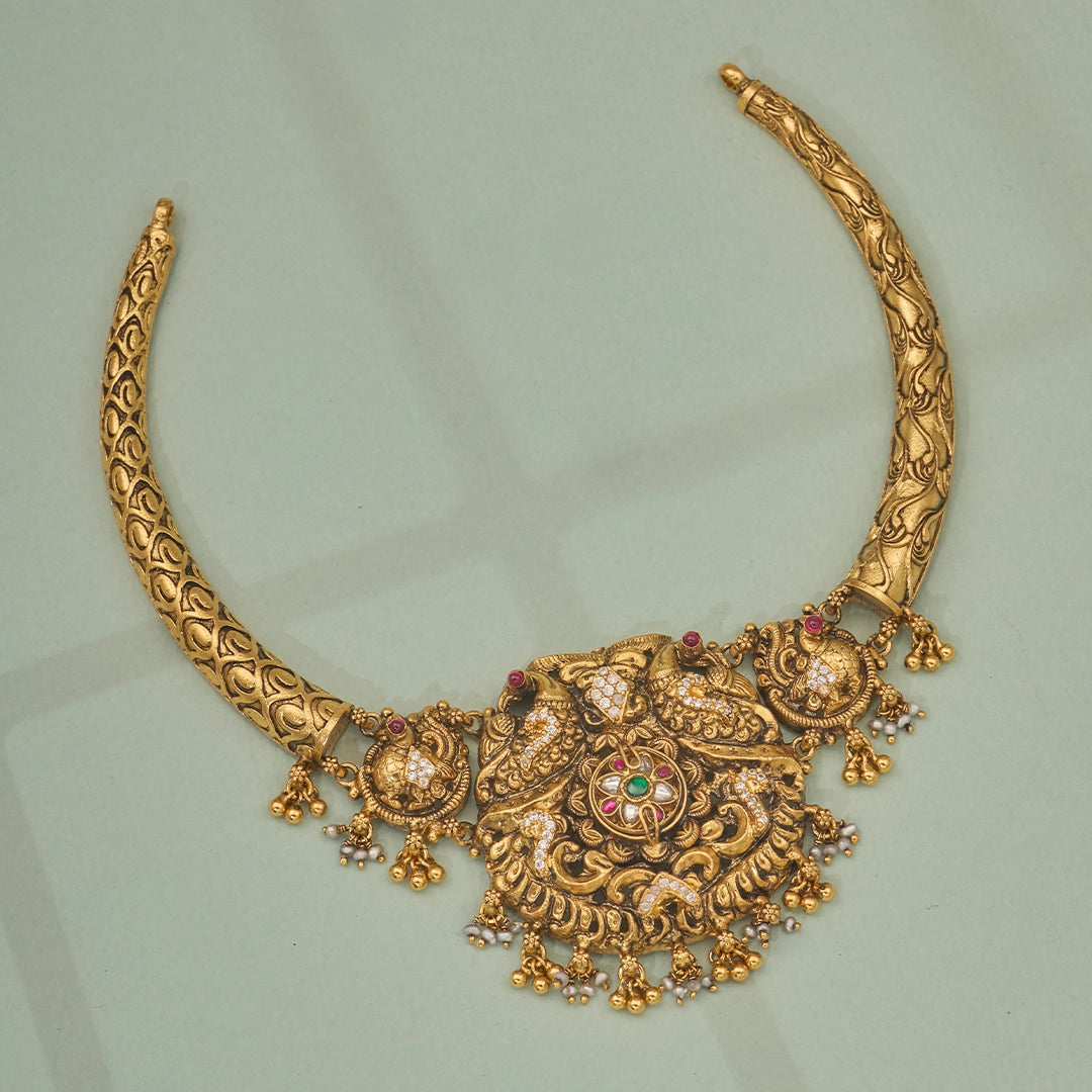 ROYAL PENDANT TEMPLE KANTI NECKLACE