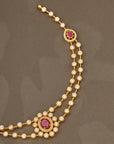 RUBY WHITE STONE NECKLACE