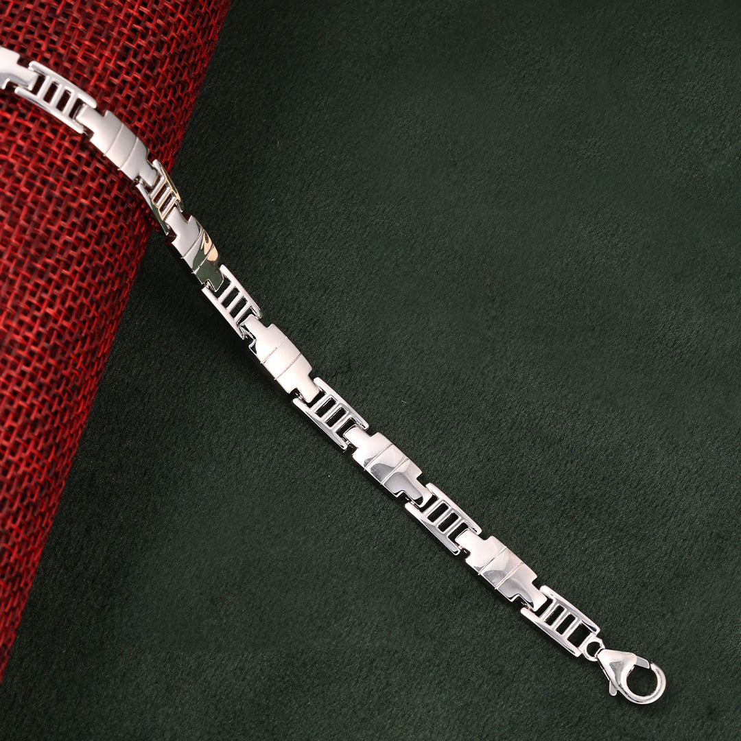 RHODIUM MEN'S BRACELET