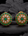 ROYAL ANTIQUE EMERALD STUDS