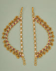 RUBY FLORAL GOLD POLISH MATIL