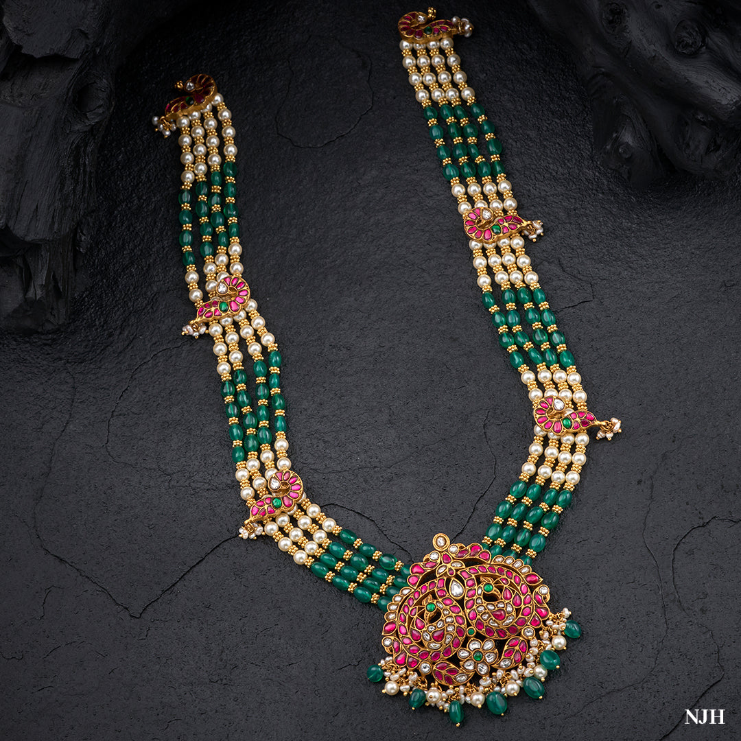 KUNDAN PEACOCK HAAR
