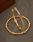 CLASSIC WHITE STONE LAKSHMI BANGLE