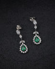 EMERALD GREEN  NECKLACE SET