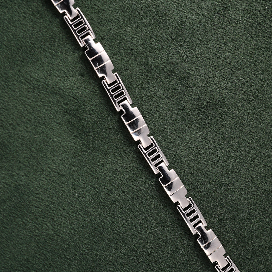 RHODIUM MEN'S BRACELET