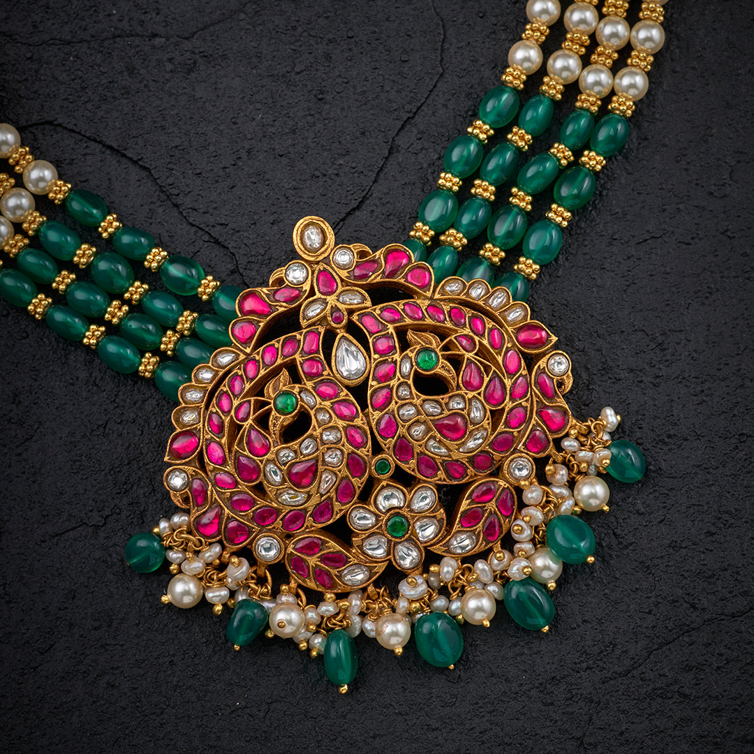 KUNDAN PEACOCK HAAR