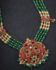 KUNDAN PEACOCK HAAR