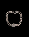 SILVER MEN'S OXIDISED DARGON BRACELET