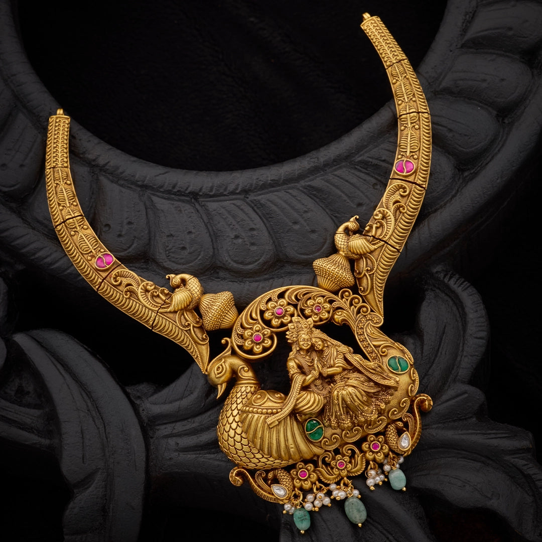 RADHA KRISHNA NACKLACE SET