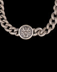 SILVER MEN'S OXIDISED DARGON BRACELET