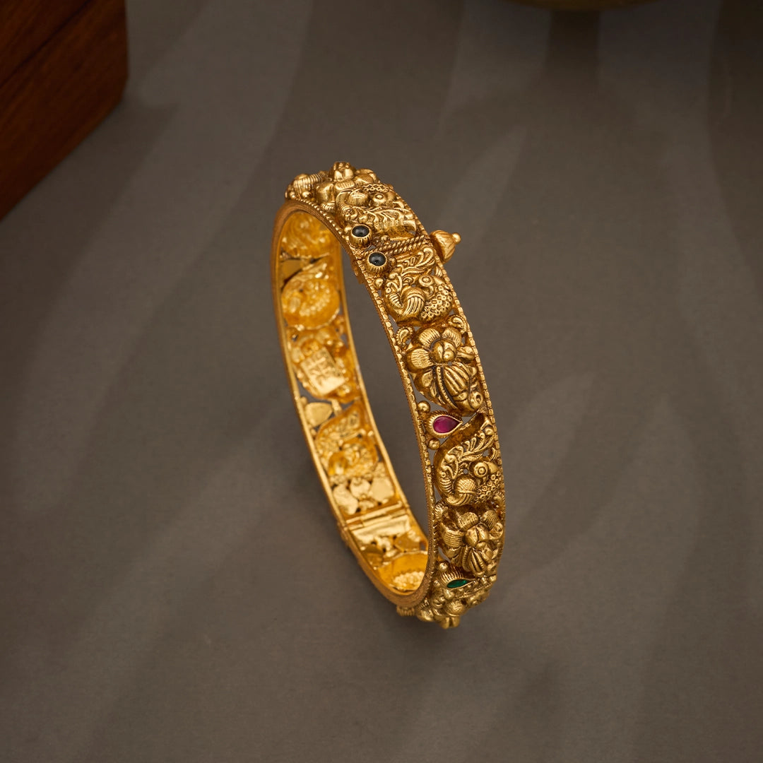 ANTIQUE PEACOCK MOTIF BANGLE