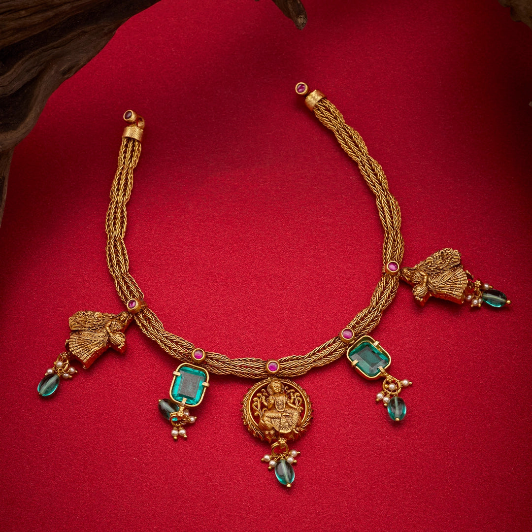 DIVYA LAKSHMI TEMPLE NECKLACE